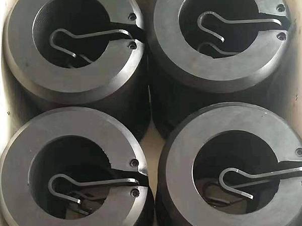 Many quick release thread protectors in wooden carton